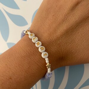 Custom Name Clay Bracelet