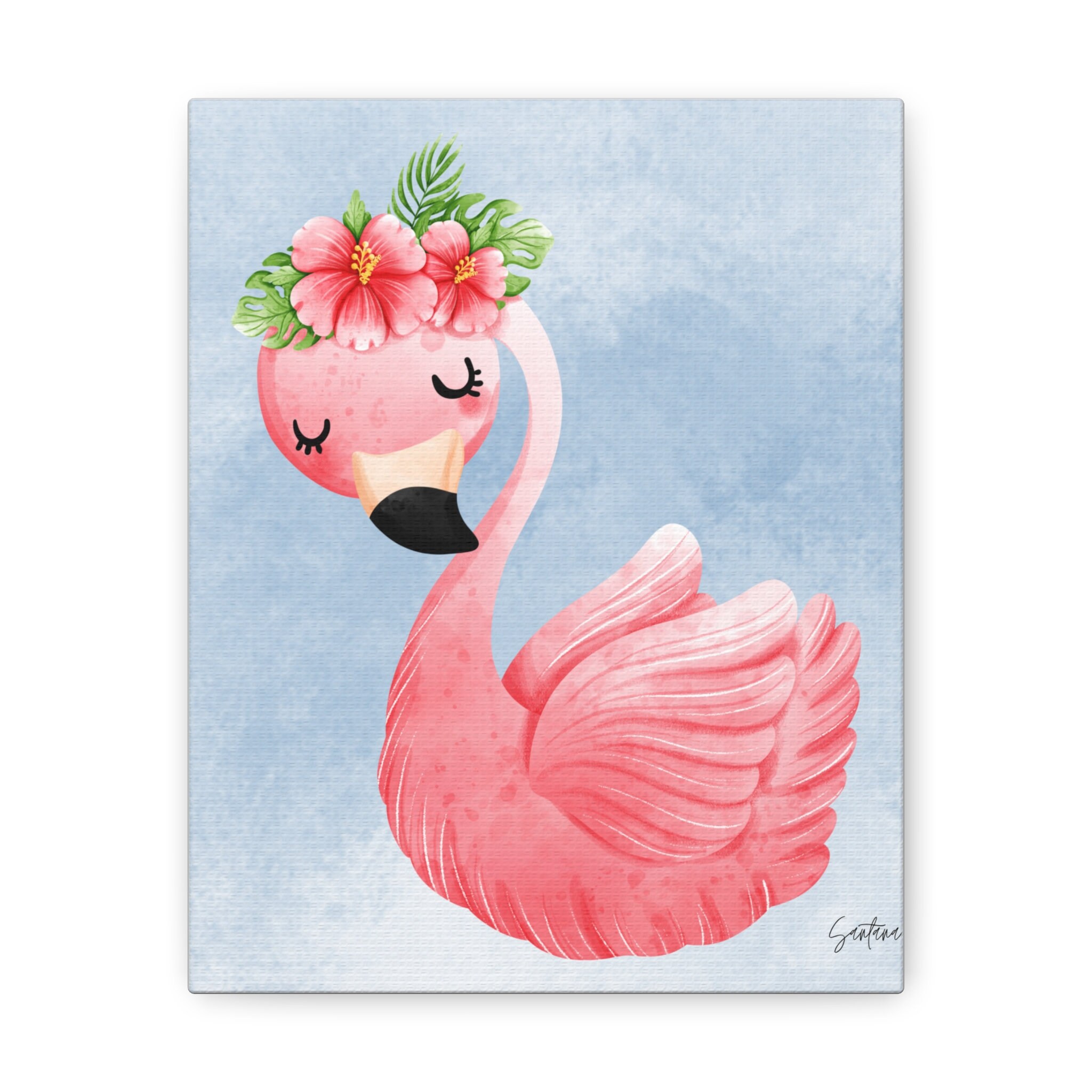 Pink Flamingo for Mother Day 2024, Giant Wall Art Canvas, Wall
