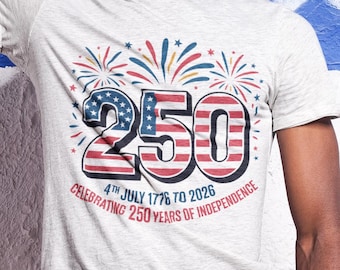 Amerika 250 Shirt | 1776 2026 Vaterländisch | 250 Jahre Unabhängigkeit T-Shirt | Semiquincentennial USA | Comfort Colors® 1717 Tee