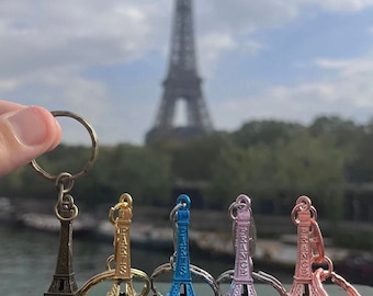 Set van 10 Eiffeltoren-sleutelhangers: authentieke Parijse charme op zak!