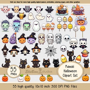Kawaii Halloween Clip Art