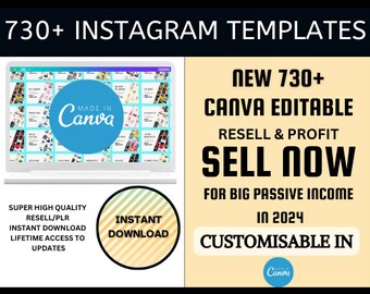 Ultimate Instagram Marketing Bundle: Step-by-Step Templates for Carousel Posts, Canva Design, and More!