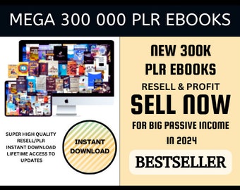 300 000 PLR eBooks Bundle | Affiliate Marketing eBook, Health eBook, Plr Business eBook, Marketing eBook, Plr Fitness | Plr Recipes