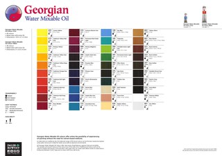 Daler-Rowney Georgian Pittura A Olio Miscibile Con Acqua, Tubo Da 37 Ml, Colore Buff Titanium, Per Artisti