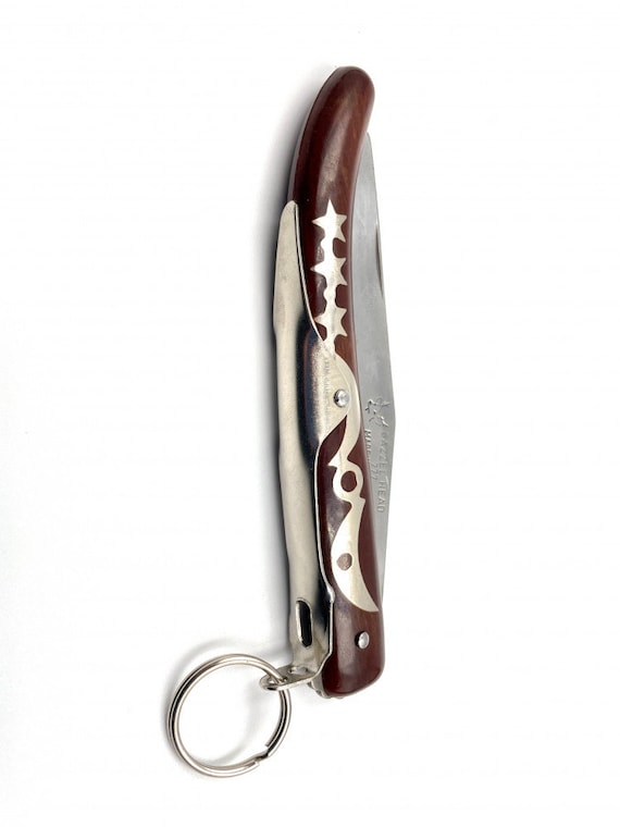 Rare Vintage Okapi Gazzel Head Folding Knife 777 German Antique