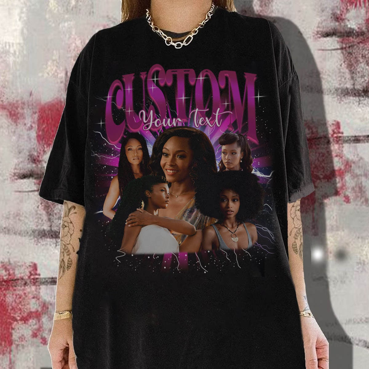 Custom Bootleg Tee: Insert Your Own Design