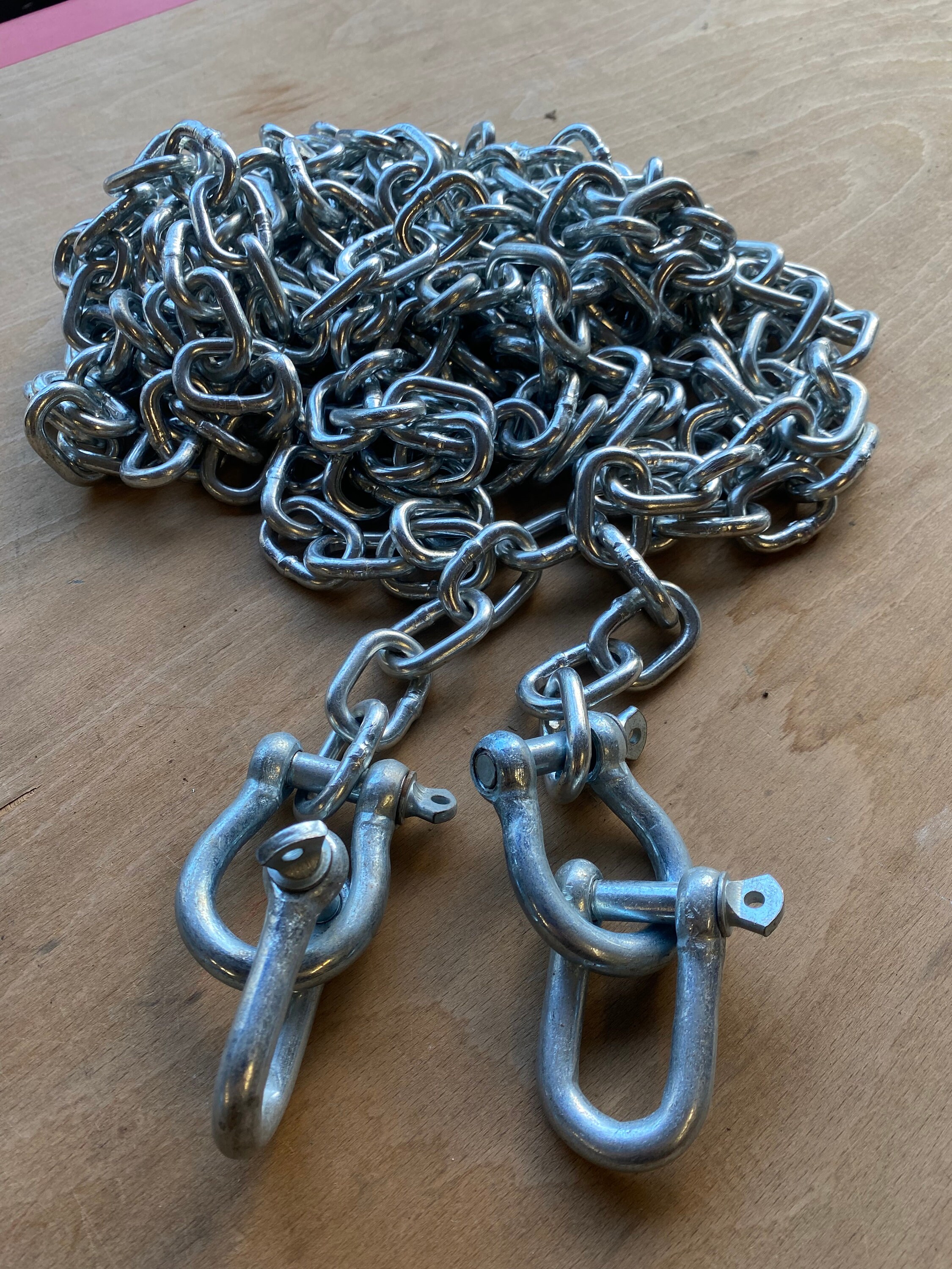 4 Mtrs 8mm Din766 Short Link Galvanised Anchor Chain Boat Mooring Chain