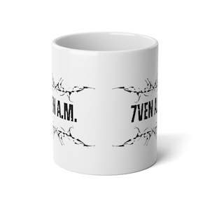 Rustic 20oz Jumbo Mug - Perfect for Home, Office, Gifts, Coffee Lovers, Unique Morning Routine