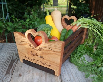 Personalized Harvest Basket-Wedding Gift for Guest-Wedding Gift for Couple-Personalized Wedding Gift-Gift for Mom her-Gift for Mother's day.