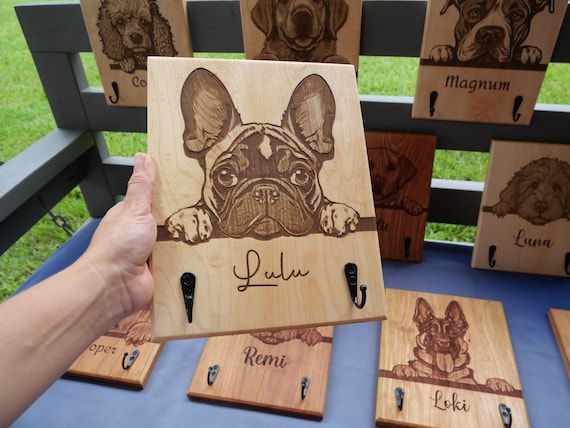 Personalized Dog Leash Holder for walls, Gift for Dog Lovers ,Gift for Dog owner, Dog Paw, Dog Gift, Dog Leash Hanger, Customized Dog Leash.