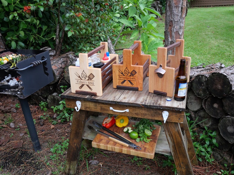 Personalized BBQ Caddy