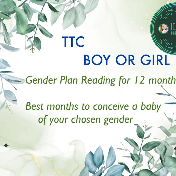 TTC Boy or Girl Reading - Gender Plan