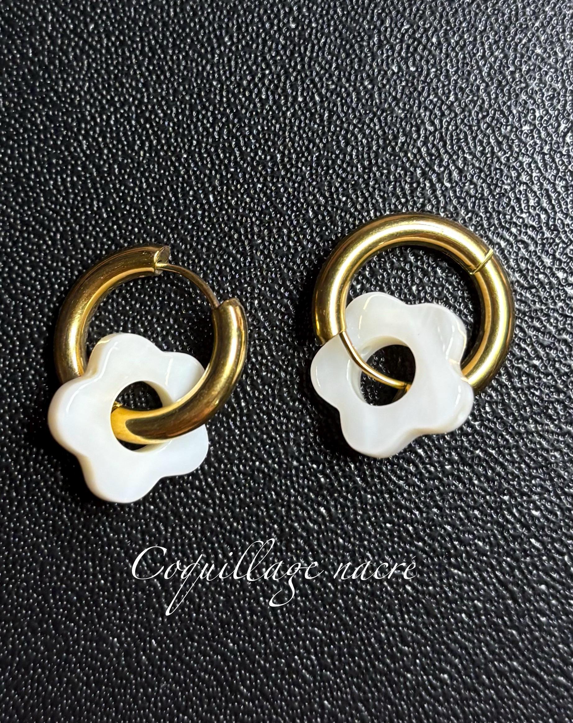 Boucles D'oreilles Pendantes CANDY - Multicolore / Doré 02380729-256-TU