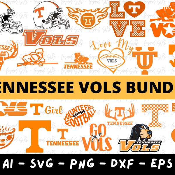 Volunteers SVG, Tennessee SVG, MegaBundle, Mascot, Team, Mom, Football, Game Day, Lips, PNG, Cricut, Layered, Printable, Instant Download
