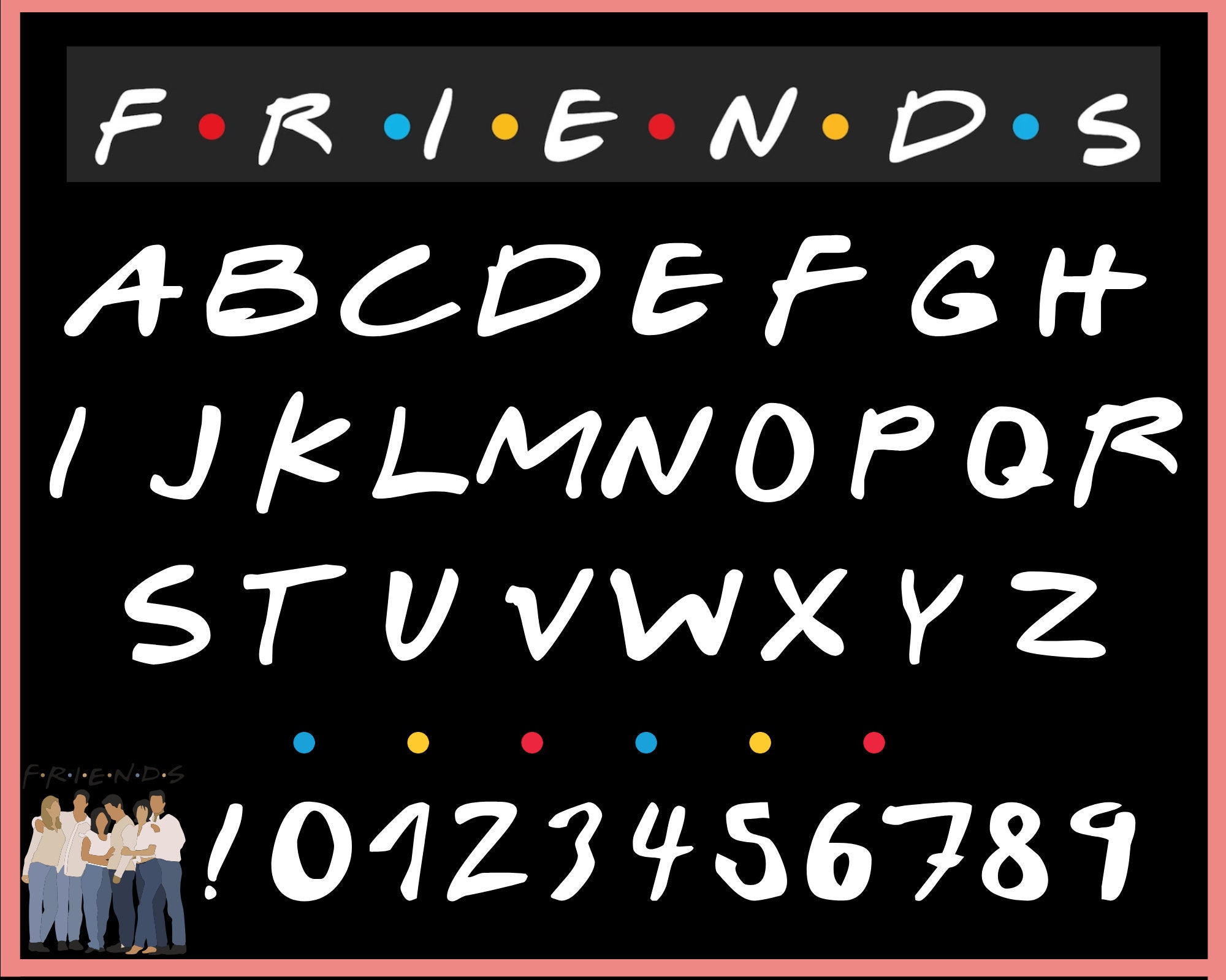 Friends Font Friends Font For Cricut Friends Font SVG Cricut Font SVG friends-font-friends-font-for-cricut-friends-font-svg-cricut-font-svg