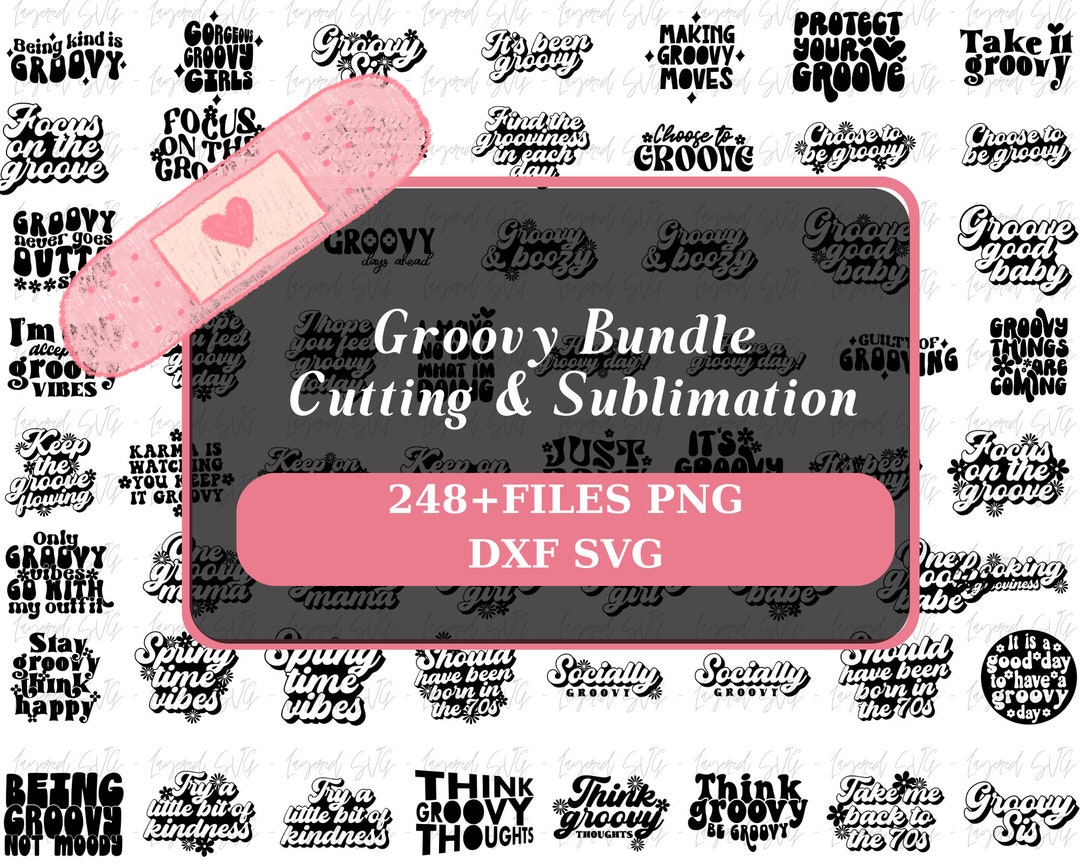 Buy Groovy Svg, Bundle, Boho Svg, Hippie Svg, Aesthetic Svg ...