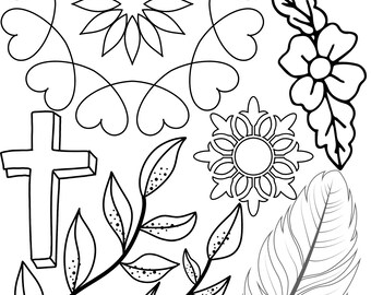 Adult 3 page Coloring Book