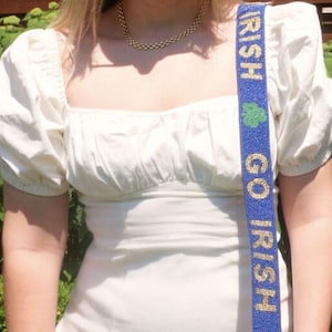 University of Notre Dame Beaded Purse Strap | Go Irish Purse Strap