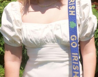University of Notre Dame Beaded Purse Strap | Go Irish Purse Strap