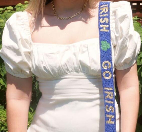 University of Notre Dame Beaded Purse Strap | Go Irish Purse Strap