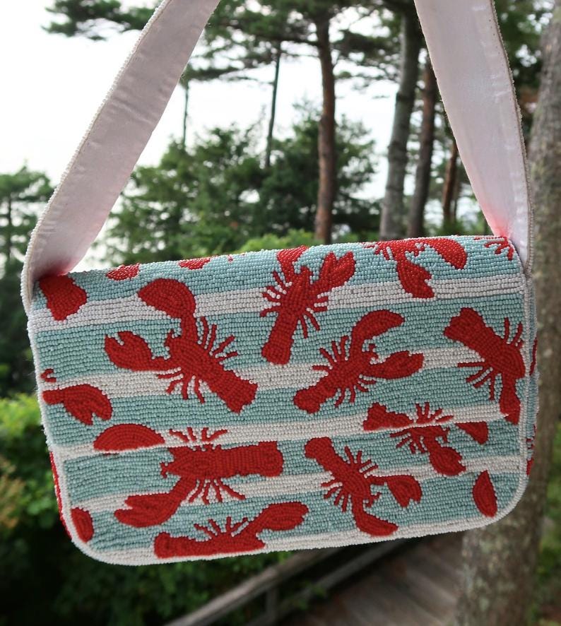 Beaded Bag Staud - Etsy