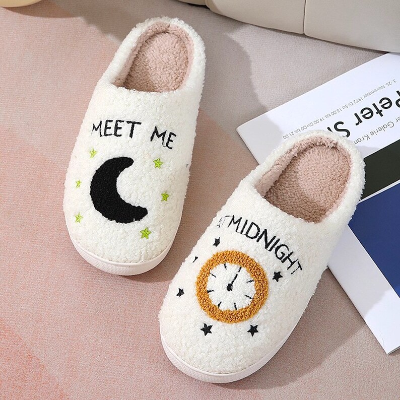 Taylor Swift Slippers Meet Me at Midnight Slippers Cozy Home Etsy Taylor Swift Slippers Meet Me at Midnight Slippers Cozy Home Etsy