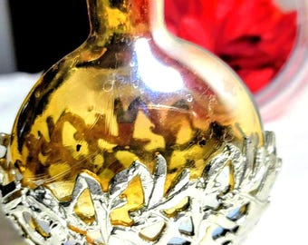 Embossed Perfume Bottle - Exquisite, Rare Vintage Bottle