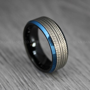 Reifen Ring, LKW Schmuck, Mechaniker Ring, Mechaniker Schmuck, LKW Reifenprofil Ring, Reifenprofil Ring, LKW-Fahrer Ring, Trucker Schmuck