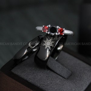 Anelli Sole e Luna, Anelli nuziali Sole e Luna, Fedi nuziali Sole e Luna, Gioielli Sole e Luna, Anelli di coppia, Anelli di coppia abbinati