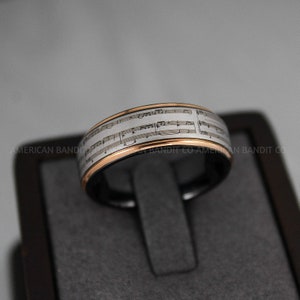 Music Ring, Music Score Ring, Music Jewelry, Music Notes Ring, Piano ...