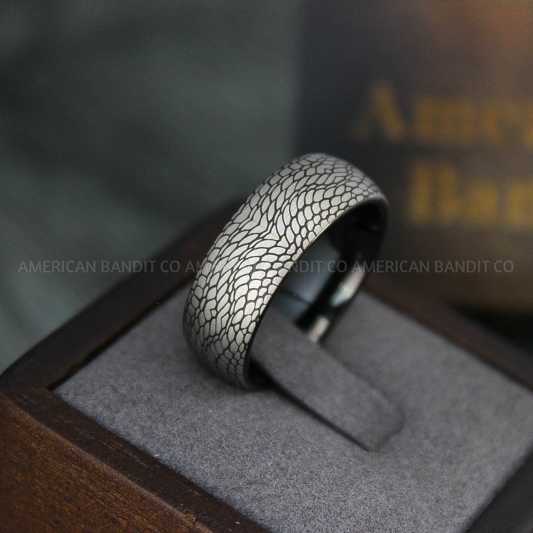 Snake Skin Pattern Rings Snake Ring, Snake Skin Ring, Snake Jewelry, Reptile Ring, Reptile ...
