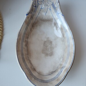 Rare Antique Swedish Gustavsberg porcelain plate dish 1890 Sweden Scandinavian antiquities