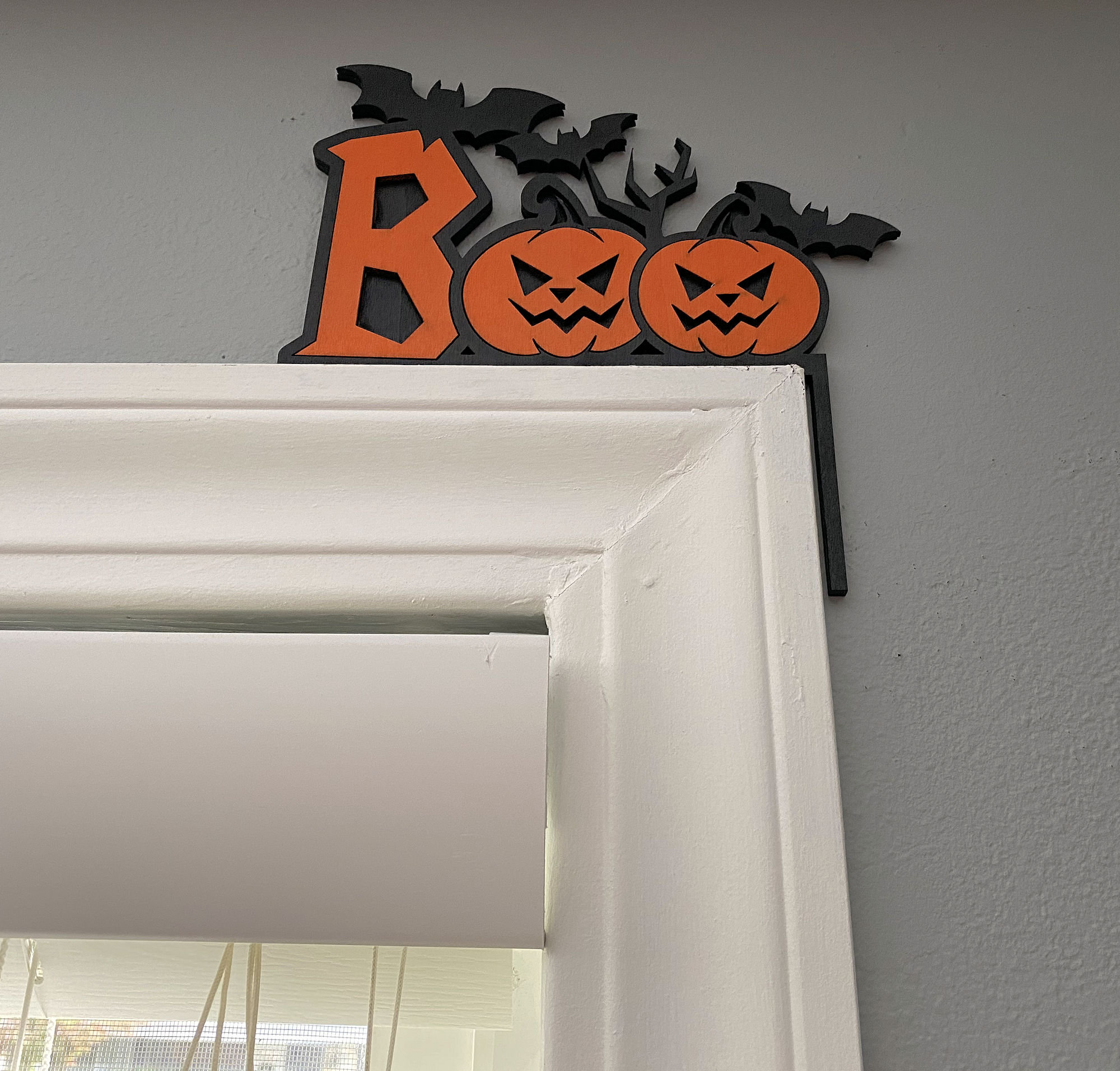 Halloween Door Corner BOO Right Side Only - Etsy