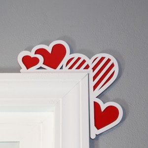 Hearts Door Corner |Home Decor | Works Right or Left Side