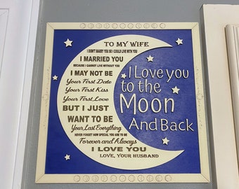 I Love you to the Moon and Back | Sign