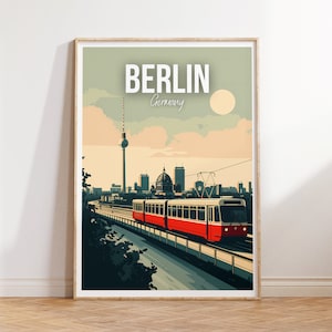 Berlin Stadt Druck, Berlin Reise Poster, Deutschland Reise Geschenk, Berlin digitaler Download, Deutschland Poster, Berlin Geschenk