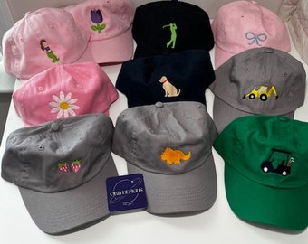 Personalized Kids Embroidered Baseball Cap, Ages 2-8