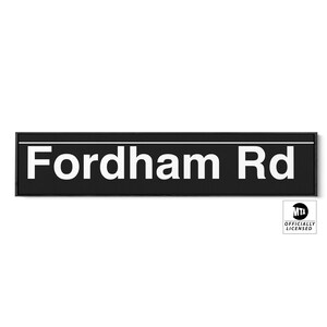 Fordham Rd Subway Sign - NYC Subway Sign