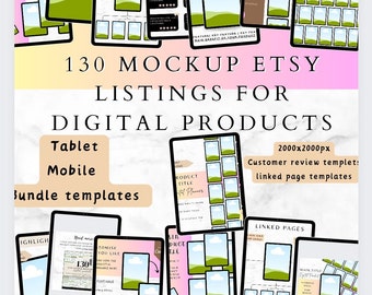 Etsy Digital Mockups