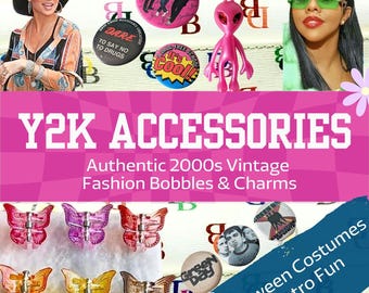 Y2K Accessories: Authentic 2000s Vintage Fashion Bobbles & Charms