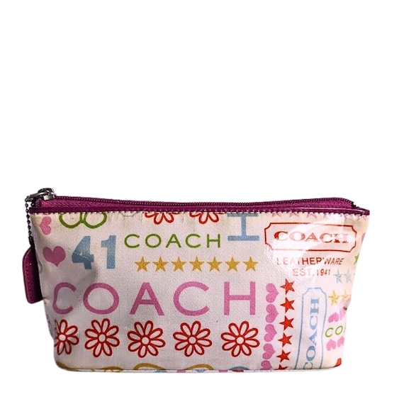 Coach vintage barbie pink nappa leather Y2K pochette shoulder