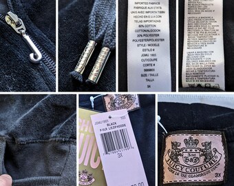 JUICY COUTURE◆Y2K/USA製/ジップパーカー/S/コットン/NVY JUICY COUTURE(ジューシークチュール) / Y2K/USA製/ジップ