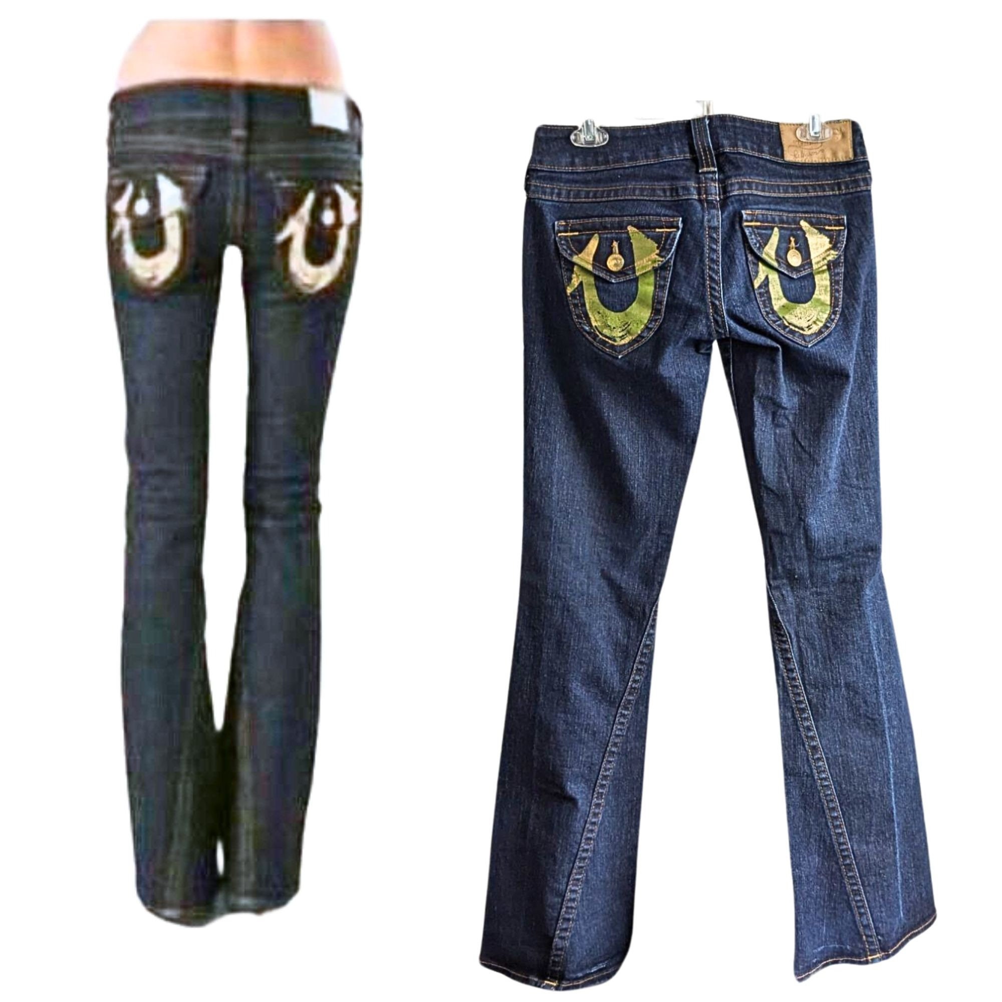 【レア‼️ 値下げ⭕️】TRUE RELIGIONフレアデニム y2k TRUE RELIGION JOEY 34 フレアデニム Y2K - メルカリ