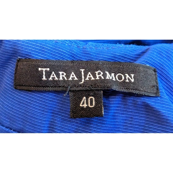 Vintage Y2K TARA JARMON Cobalt Blue Shift Mini Dr… - image 3