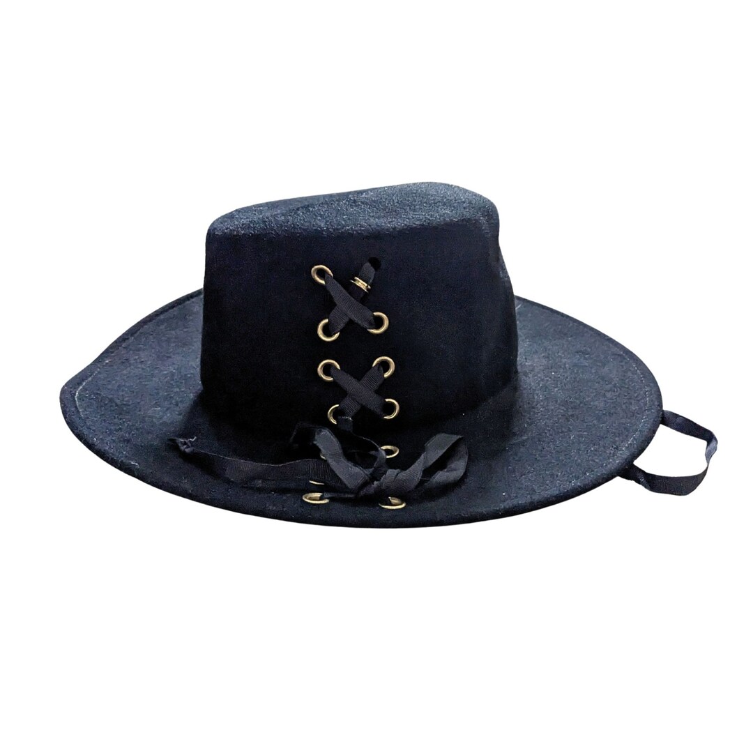 Buy Vintage 50s GLENOVER HENRY POLLAK Blackfelt Lace Ribbon Bucket