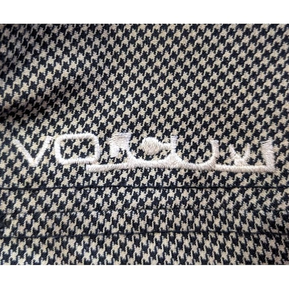 Vtg Y2K VOLCOM Suited Stone 50% Wool Mixed Hounds… - image 7