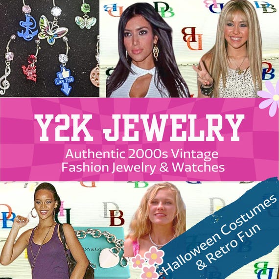 Y2K Jewelry: Authentic 2000s Vintage Fashion Jewelry Add-Ons