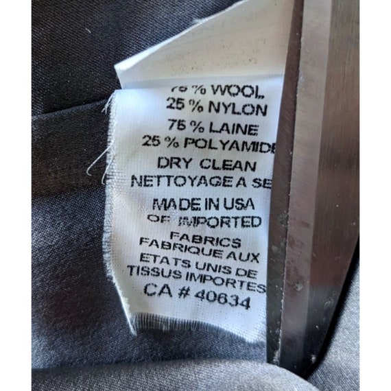 Vintage Y2K MARC JACOBS Wool-Nylon Gray Neck Tie … - image 5