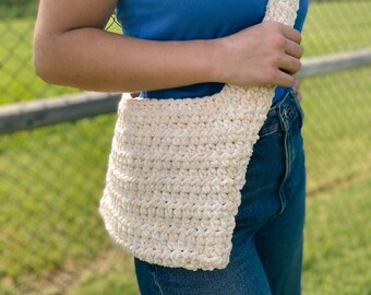 Handmade Crocheted Tote Bag