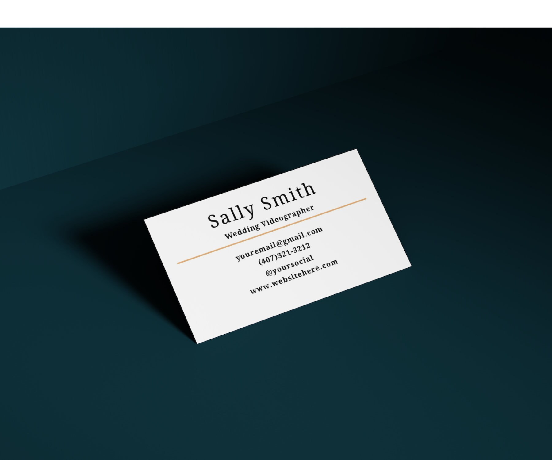 Business Card Template Etsy